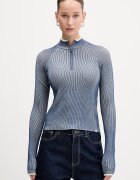 GUESS JEANS Пуловер в синьо от лека материя W6RR19 Z3P32