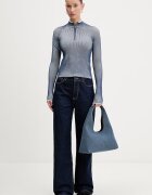 GUESS JEANS Пуловер в синьо от лека материя W6RR19 Z3P32