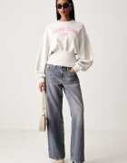 GUESS JEANS суичър дамски от памук сив W6YQ08 K3866