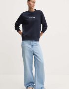 GUESS JEANS суичър дамски с памук тъмносин W4YQ10 KC811