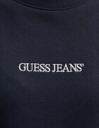 GUESS JEANS суичър дамски с памук тъмносин W4YQ10 KC811