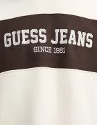 GUESS JEANS Суичър мъжки в бяло с десен M4BQ39 K9V31