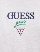 GUESS JEANS суичър с качулка дамски от памук сив W6RQ00 K68I4