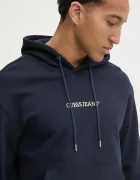GUESS JEANS суичър с качулка мъжки от памук тъмносин M5RQ38 KCPR1