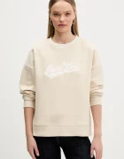 GUESS JEANS Суичър в бежово с принт W5BQ23 KC811