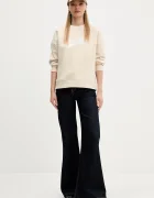 GUESS JEANS Суичър в бежово с принт W5BQ23 KC811