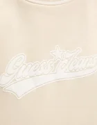 GUESS JEANS Суичър в бежово с принт W5BQ23 KC811