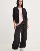 GUESS JEANS Суичър в черно с качулка с принт W4YQ13 KC811