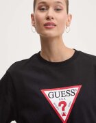GUESS JEANS тениска basic дамска черна W4YI73 K8HM0
