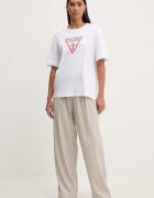 GUESS JEANS тениска дамска от памук бяла W4YI76 K8HM0