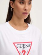GUESS JEANS тениска дамска от памук бяла W4YI76 K8HM0