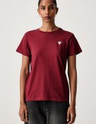GUESS JEANS тениска дамска с памук бордо W4YI10 J1314
