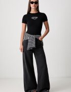 GUESS JEANS тениска дамска с памук черна W6YI05 K3640