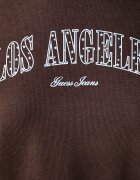 GUESS JEANS тениска дамска с памук кафява W6BI09 K5310