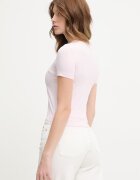 GUESS JEANS тениска дамска с памук розова W6GIB1 J1314