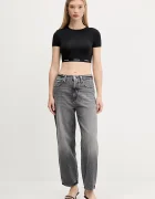 GUESS JEANS Тениска дамска в черно W5YZ02 KBBU1