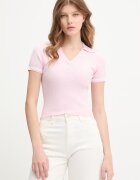 GUESS JEANS тениска с яка дамска розова W6GRZ1 Z3P32