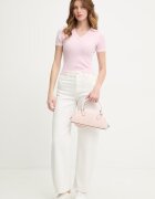 GUESS JEANS тениска с яка дамска розова W6GRZ1 Z3P32