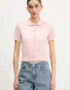GUESS JEANS Тениска с яке с вълна