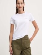 GUESS JEANS Тениска в бяло W4YI02 J1314
