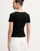 GUESS JEANS тениска женска черна W6GPA9 KF641