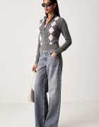GUESS JEANS топ дамски от памук с еластан бял W6BP03 K5467