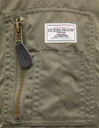 GUESS JEANS Яке бомбър в зелено преходен модел M5RL81 WHAA2