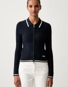 GUESS JEANS жилетка дамска с вискоза тъмносиня W6YR03 Z0849