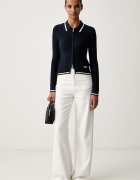 GUESS JEANS жилетка дамска с вискоза тъмносиня W6YR03 Z0849