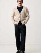 GUESS JEANS жилетка мъжка с вълна бежова M6BR06 Z1229