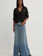 GUESS JEANS Жилетка с вълна в черно от лека материя W4BR16 Z3HO2