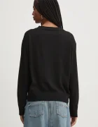 GUESS JEANS Жилетка с вълна в черно от лека материя W4BR16 Z3HO2