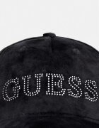 GUESS Кадифена шапка с козирка в черно V4BZ04 K0232