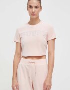 GUESS Кадифена тениска COUTURE