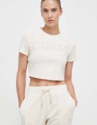 GUESS Кадифена тениска COUTURE