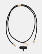 GUESS Каишка за телефон черна GUCCUCNY4GDK