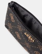 GUESS калъф дамски от имитация на кожа SILIA кафяв TWGP98 90160