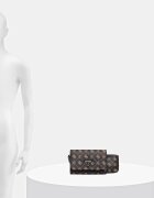 GUESS калъф дамски от имитация на кожа SILIA кафяв TWGP98 90160