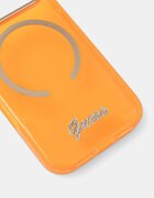 GUESS Калъф за телефон iPhone 17 Pro оранжев GUHMP17L5HTCSMSO