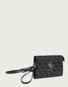GUESS калъф за телефон от имитация на кожа сив GUWPO5P4GP4GLK