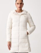 GUESS капитонирано палто дамско NEW ALETA бежово V4YL05 WF3X0