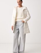 GUESS капитонирано палто дамско NEW ALETA бежово V4YL05 WF3X0