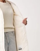 GUESS капитонирано палто дамско NEW ALETA бежово V4YL05 WF3X0