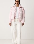 GUESS капитонирано яке дамско VIRGINIA розово V6BL09 W4391