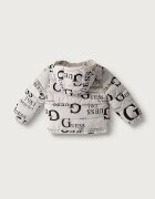 GUESS капитонирано яке за деца бежово H6BL03 W4100