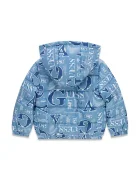 GUESS капитонирано яке за деца синьо N6BL03 W4499