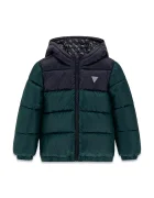 GUESS капитонирано яке за деца зелено L6YL01 W2655
