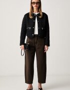 GUESS късо яке дамско EDITH черно W6YL23 W2912