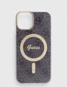 GUESS Кейс за телефон iPhone 14 6.1" в сиво