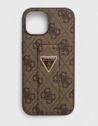 GUESS Кейс за телефон iPhone 15 / 14 / 13 6.1'' в кафяво